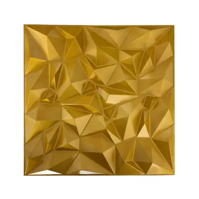 Paneles de pared decorativos Golden Mirror 3D