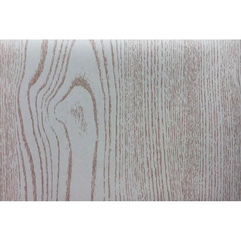Película laminada de grano de madera de PVC