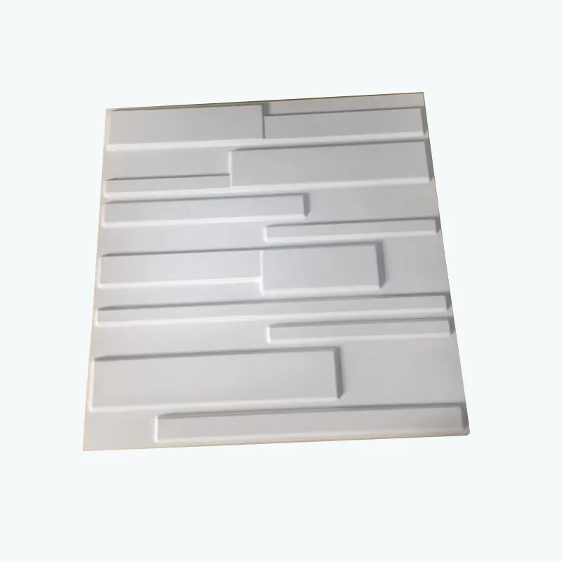 Panel de pared 3D de PVC dorado brillante impermeable